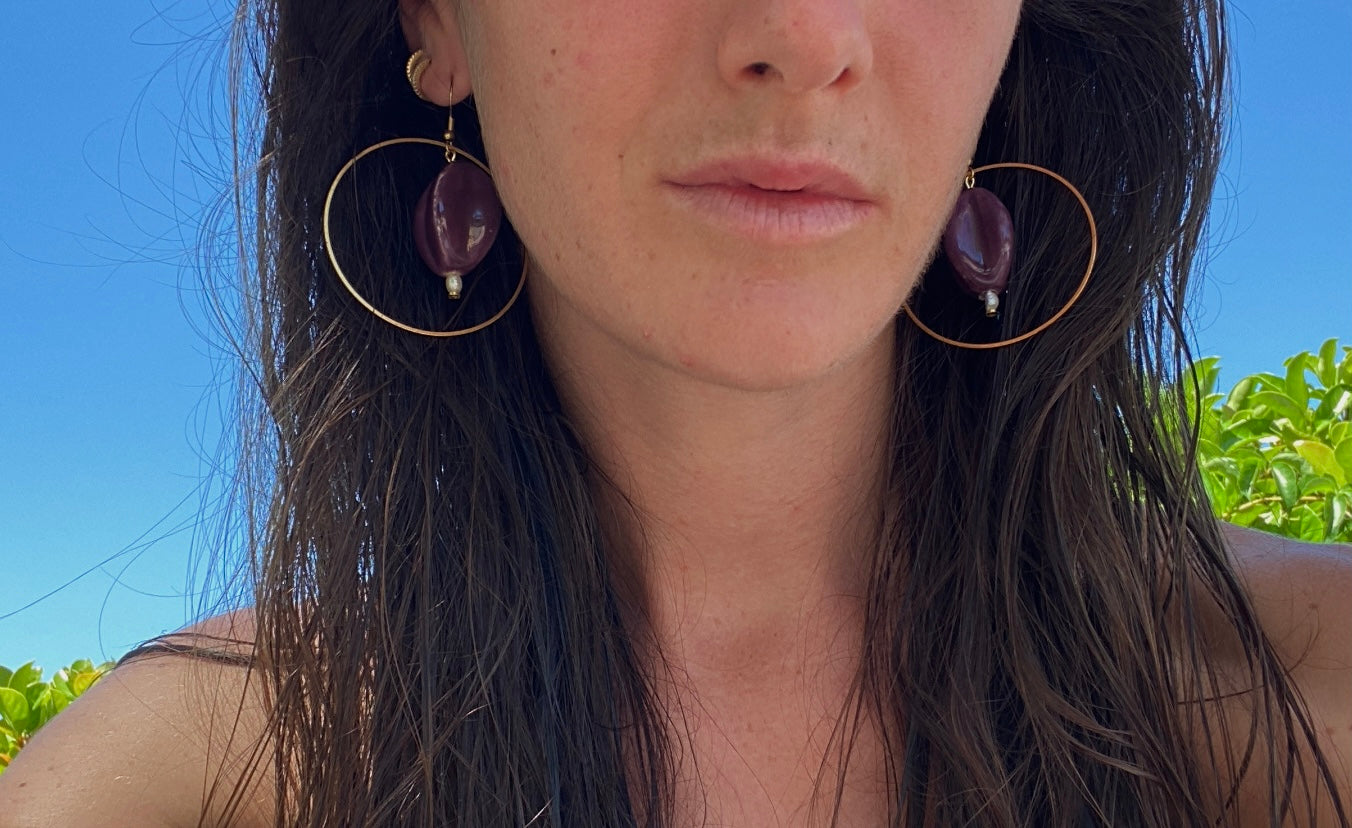 XL fig earrings