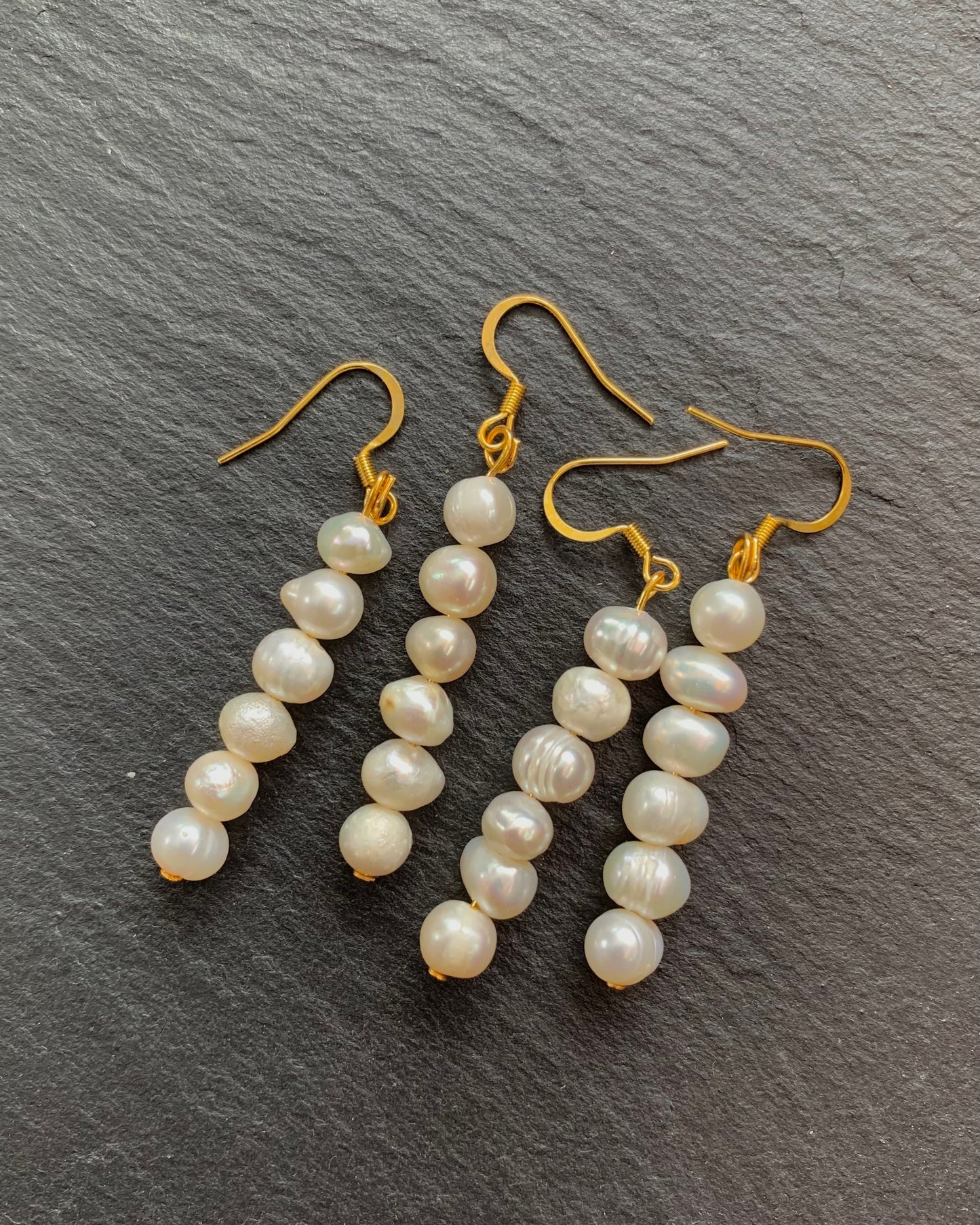 Pendientes perlas