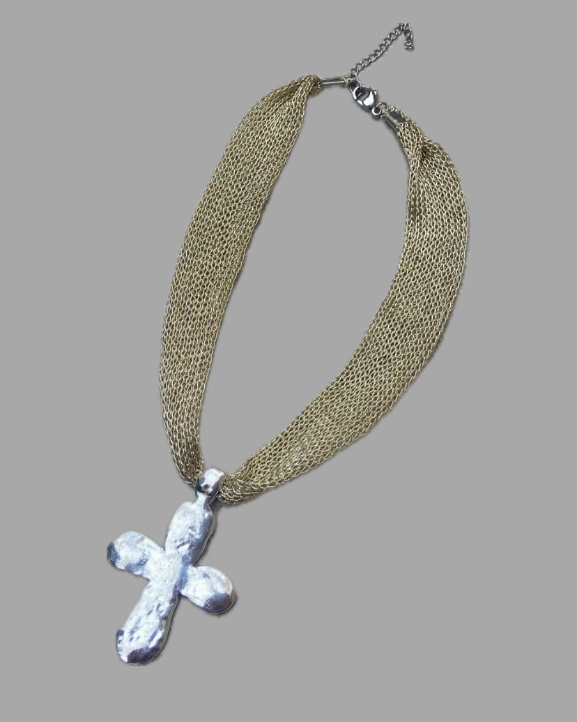 Gold Cross Necklace