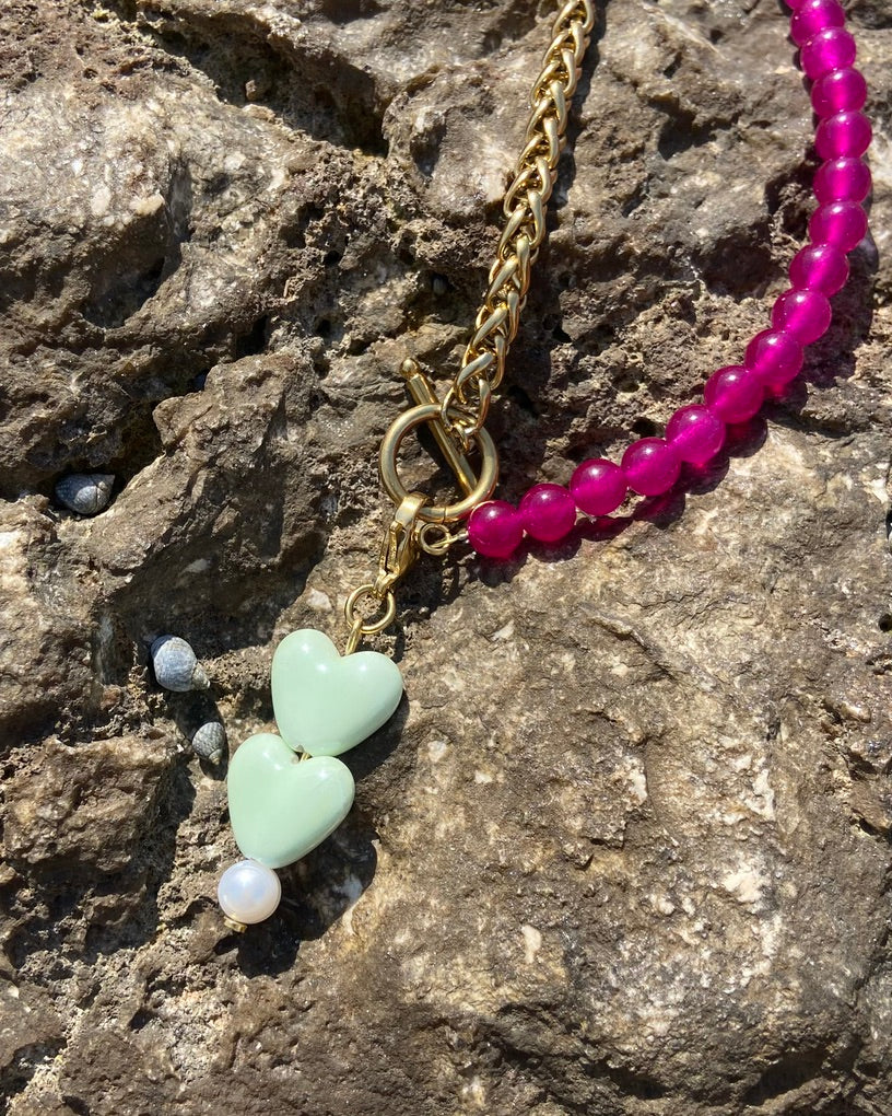 x2 Heart Charm