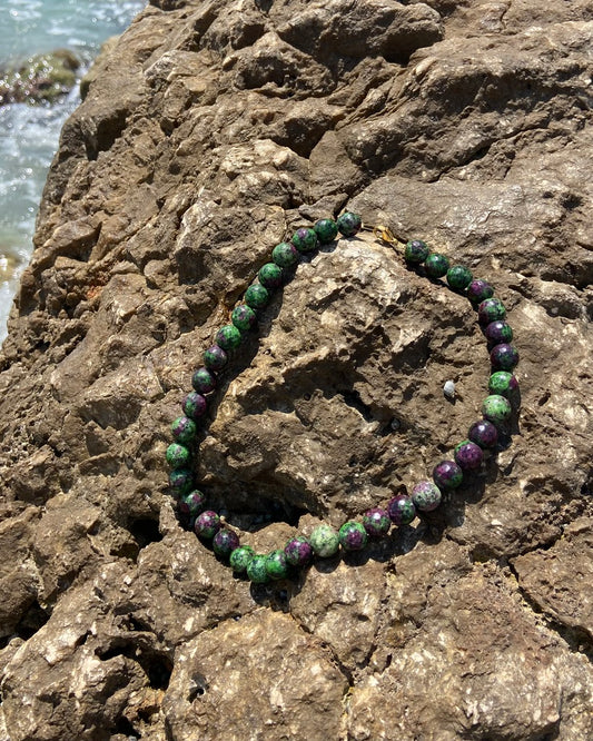 Green & Purple Necklace