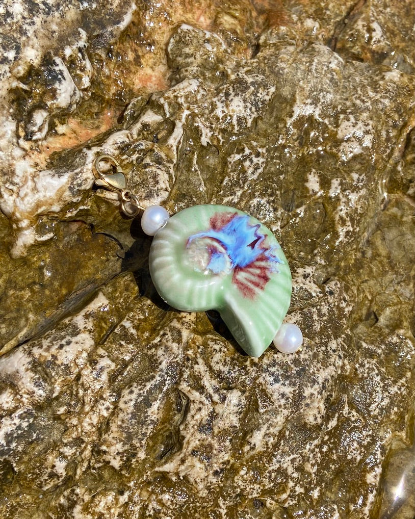 Green Shell Charm