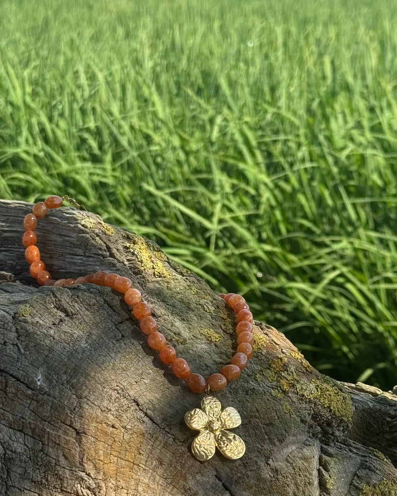 Flor de sal necklace