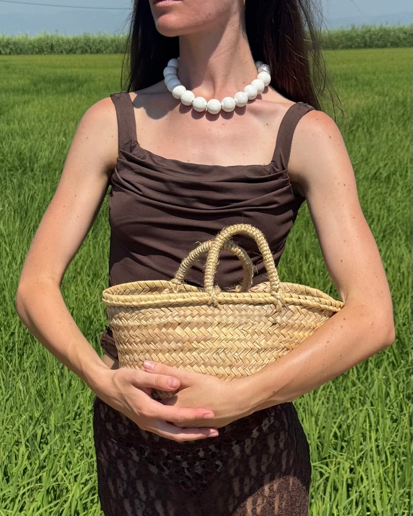 White mochi necklace