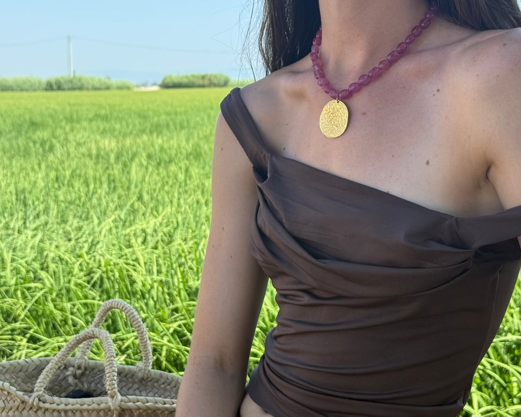 Summer moon medallion