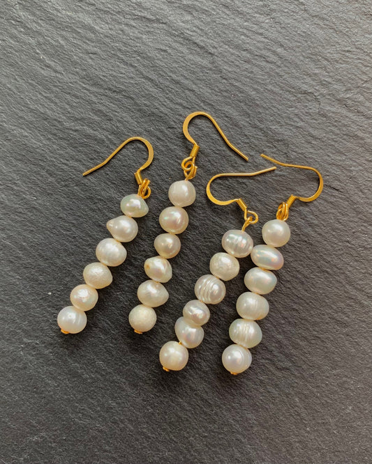 Pendientes perlas